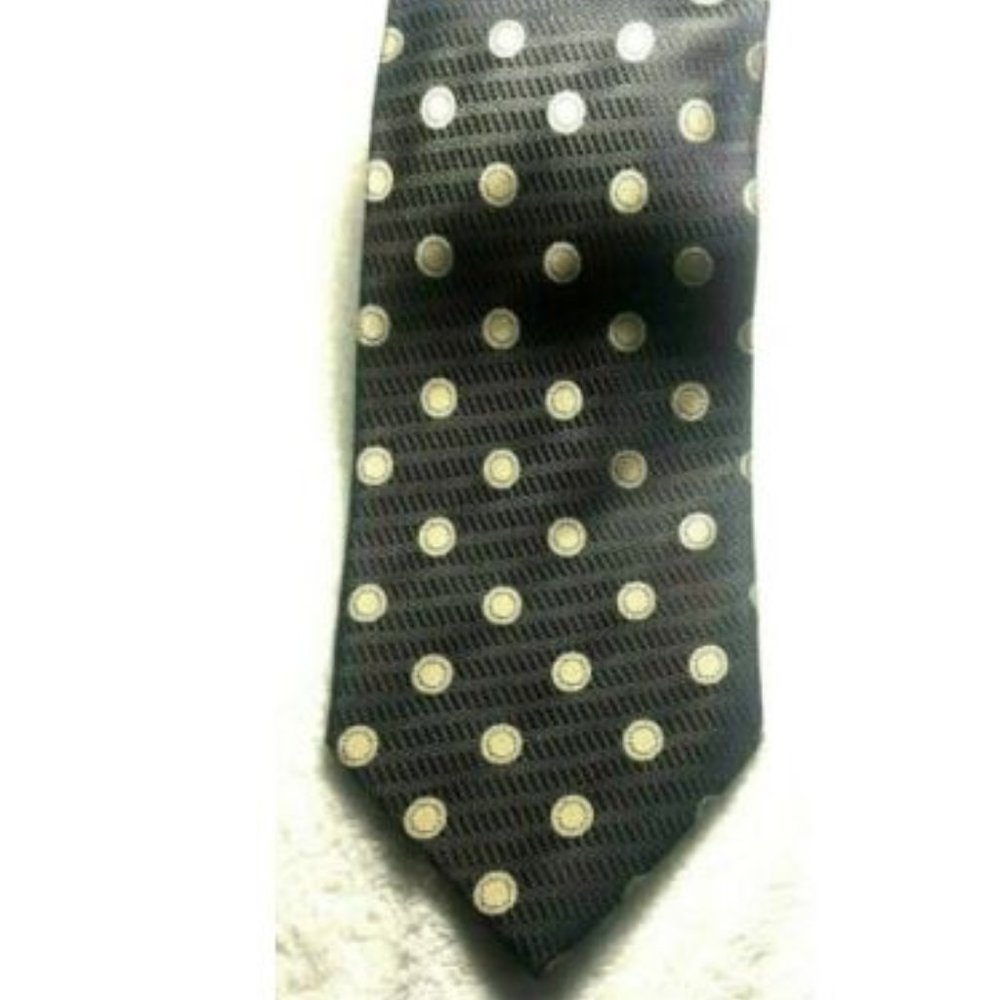 Chas Reed & Co Mens Silk Geometric  Necktie